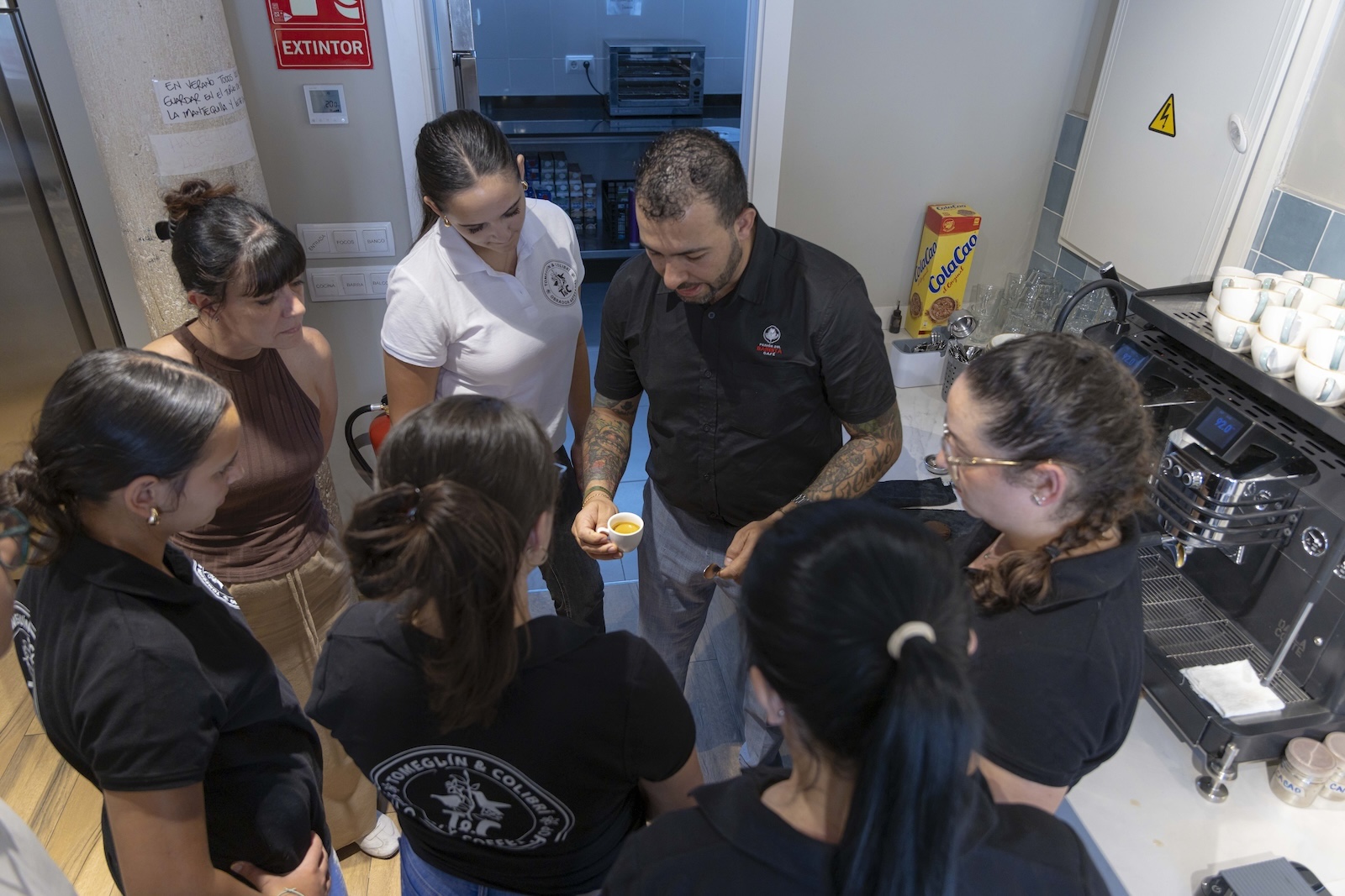 Taller de formación para equipos de cafetería en TYC COFFEE